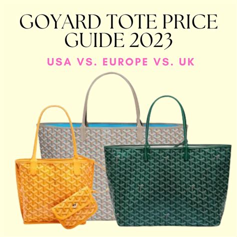 how much is a goyard bag|goyard bucket bag price 2023.